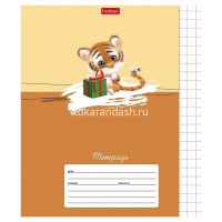 Тетрадь А5 12л крупная клетка "Зоозаврики" на скобе 5 дизайнов 12Т5В8/080074 от магазина "Карандаш"