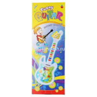 Гитара электронная с микрофоном 42х14см пластик (свет, звук) 972863/725 от магазина "Карандаш"