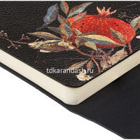 Ежедневник недатированный А5 "Flora. Гранат" 192стр., на резинке, искусственная кожа 3-818/06 от магазина "Карандаш"