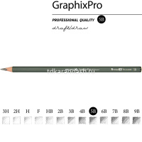 Карандаш чернографитный "GraphixPro" 5В 21-0018 от магазина "Карандаш"