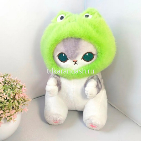 Котенок в костюме 22см 3 цвета XM25140 от магазина "Карандаш"