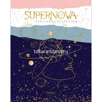 Тетрадь А5 48л клетка "SUPERNOVA" на скобе 3D фольга матовая ламинация 5 дизайнов 067553 от магазина "Карандаш"
