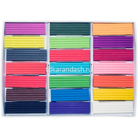 Пластилин 21 цвет 420гр. "Школа творчества" со стеком, картон 29С 1765-08 от магазина "Карандаш"