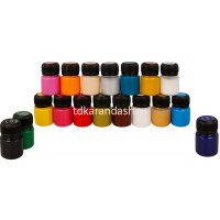 Набор красок д/кожи 17*20мл + лак акриловый Декола 261412143 от магазина "Карандаш"