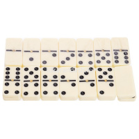 Домино в деревянной коробке 18х6х4см (размер кости 2х4,5см) 4807D от магазина "Карандаш"