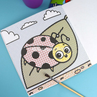 Раскраска водная "Животные" 12стр. 20х20см 53517 от магазина "Карандаш"