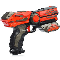 Пистолет 22х15см с мягкими пулями 6шт, пластик FJ802 от магазина "Карандаш"