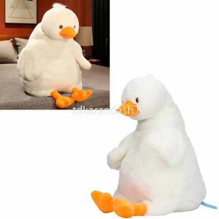 Утёнок 45см сидячий белый FM5954 от магазина "Карандаш"