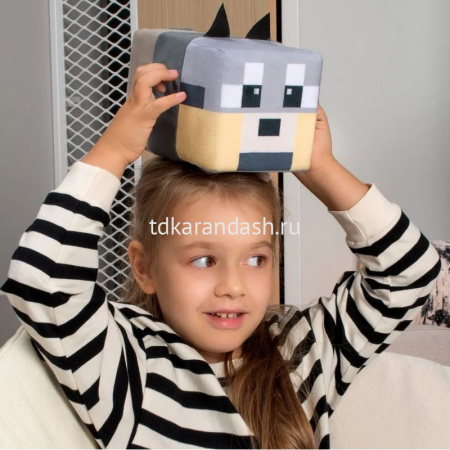 Волк 18см "Minecraft" MAVO1 от магазина "Карандаш"
