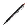 Ручка РШ "Space" корус-алюмин., черный матовый, отделка красный хром. 16BP5039-060