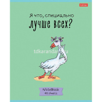 Тетрадь А5 48л клетка "Гусь-веселюсь. Выпуск №1" на скобе 5 дизайнов 48Т5В1/078589 от магазина "Карандаш"