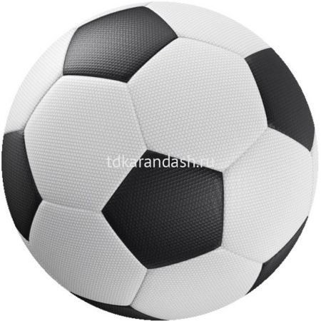 Мяч футбольный TPU 400гр. черно-белый S-02-039
