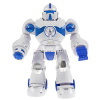 Робот "Мегабот" 18х10х24см (свет, звук, стреляет) пластик 1801B082-R1 от магазина "Карандаш"