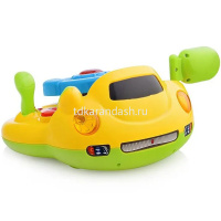 Руль музыкальный "Я тоже рулю" 26х18х13см пластик (свет, звук) 7317 от магазина "Карандаш"