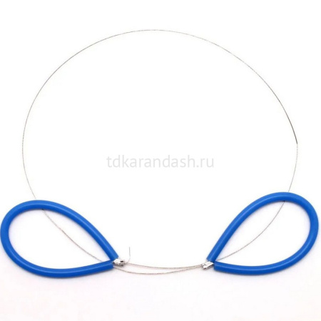 Резак-струна для резки глины 45см резиновые ручки Y10793-24