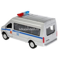 Картинка Машина "ГАЗель Next. Полиция" белая, инерционная, металл 12см (открывающиеся двери) от магазина "Карандаш" Машина "ГАЗель Next. Полиция" белая, инерционная, металл 12см (открывающиеся двери) от магазина "Карандаш"