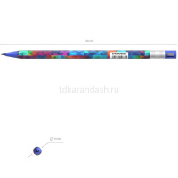 Карандаш цанговый 2,0мм "ColorTouch. Patchwork" HB с точилкой, пластик 50831 от магазина "Карандаш"