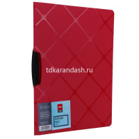 Папка-клип А4 "Cube" полипропилен 0,45мм красный E5450 от магазина "Карандаш"