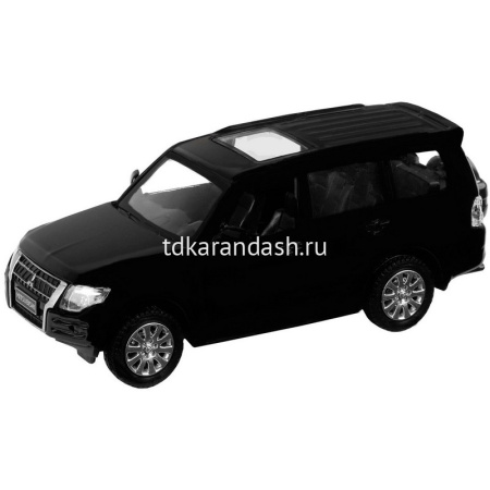 Машина "Mitsubishi Pajero 4WD" черная, инерционная, металл 17,5см (свет, звук, откр.двери) JB1251429 от магазина "Карандаш"