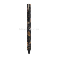 Ручка гелевая "Flora. Black night" 0,38мм черная, автомат, корпус Soft Touch, 3 вида 20-0467 от магазина "Карандаш"