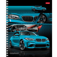 Тетрадь А5 96л клетка "АВТОРЕВЮ" на спирали 4 дизайна 046912 от магазина "Карандаш"