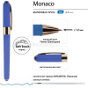 Ручка шариковая "Monaco" 0,5мм синяя, синий корпус 20-0125/08 от магазина "Карандаш"