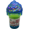 Слайм "Ice cream" 12х7,5см 180гр. с шариками, трехцветный XJ3168