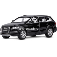 Машина "Audi Q7" черная, инерционная, металл 17,5см (свет, звук, откр.двери) JB1251292 от магазина "Карандаш"