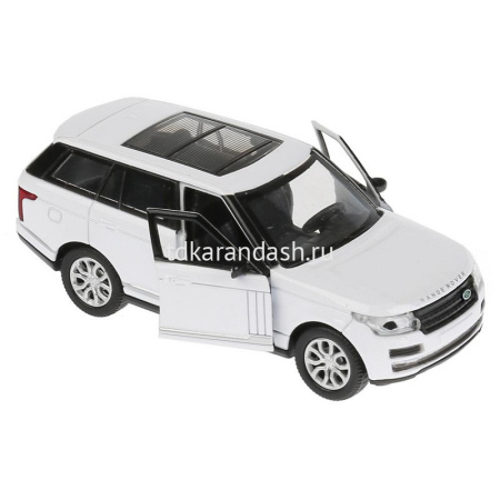 Машина "Range Rover Vogue" белая, инерционная, металл 12см (открывающиеся двери) VOGUE-WT от магазина "Карандаш"