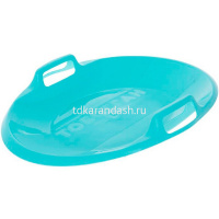 Санки-ледянки 56х44см "Тобоган" с ручками, пластик, 3 цвета УТМ01375550 от магазина "Карандаш"