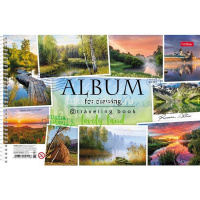 Альбом для рисования А4 48л "Travel" на спирали, перфорация на отрыв, 5 дизайнов 058401 от магазина "Карандаш"