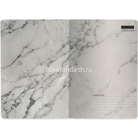 Тетрадь А5 40л клетка "Каррара" прошитый блок матовая ламинация 7-40-001/182 от магазина "Карандаш"