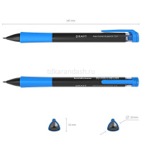 Карандаш цанговый "Draft" 2.0 мм цвет корпуса ассорти 28300 от магазина "Карандаш"