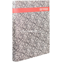 Папка-портфолио универсальное А4 "Фактура шрифт" на кольцах 40 файлов пвх, пластик 39281 от магазина "Карандаш"