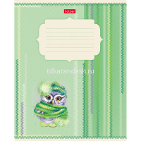 Тетрадь А5 12л линия "Совушки" на скобе 5 видов 12Т5В2/052506 от магазина "Карандаш"