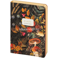 Ежедневник недатированный А6+ "Flora. Forest Fairy Tale" 256стр., золотой срез, искусственная кожа от магазина "Карандаш"
