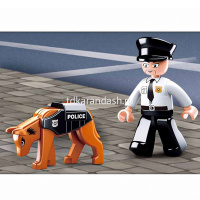 Конструктор "Полиция. Городской патруль" 78 деталей 14х19х14,5см пластик (2 фигурки) M38-B0639 от магазина "Карандаш"