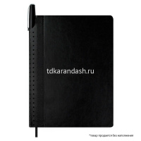 Ежедневник недатированный А5 "Escalada" 240стр., черный, искусственная кожа "Сариф" 70619 от магазина "Карандаш"