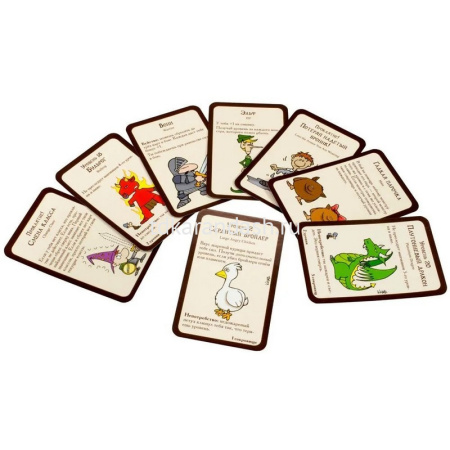 Игра настольная "Манчкин. Цветная версия" 24х16см (168 карт, 1 кубик) 1031 от магазина "Карандаш"