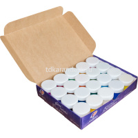 Краски акриловые 20 цветов 20мл глянцевые 31C 1995-08 от магазина "Карандаш"