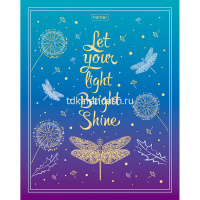 Тетрадь А5 48л клетка "Ассорти. Выпуск №3" на скобе 3D фольга матовая ламинация 5 дизайнов 061601 от магазина "Карандаш"