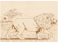 Набор для выжигания 13х18см "Животные №1" доски 5шт 610013 от магазина "Карандаш"