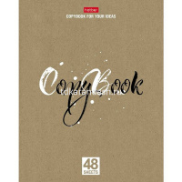 Тетрадь А5 48л клетка "Copybook" на скобе крафт 5 дизайнов 48Т5В1/066337 от магазина "Карандаш"