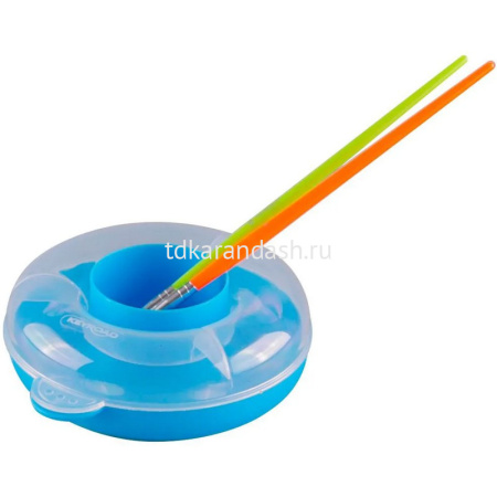 Стакан-непроливайка "Keyroad" 12,5x11x4см пластик, с палитрой KR971830 от магазина "Карандаш"