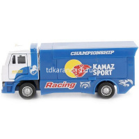Картинка Машина "Kamaz Спорт Грузовик" синяя, инерционная, металл 12см (открывающиеся двери) от магазина "Карандаш" Машина "Kamaz Спорт Грузовик" синяя, инерционная, металл 12см (открывающиеся двери) от магазина "Карандаш"
