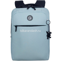 Рюкзак 28х40х16см, 760гр, 2 отделения, 4 кармана, мятный с обвесом RD-644-1/4 от магазина "Карандаш"