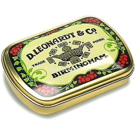 Коробочка для перьев 3,8х5,7см жестяная N48212 от магазина "Карандаш"