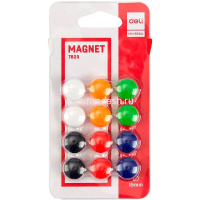 Магниты д/доски 15мм 12шт, ассорти, в блистере E7823 от магазина "Карандаш"