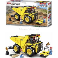 Конструктор "Белаз" 416 деталей 47x29x7см пластик (3 фигурки) 38-0806 от магазина "Карандаш"
