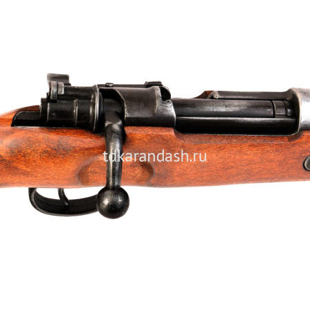Карабин Маузера K-98 Германия, I и II Мировые войны 110,5см, без ремня, состаренный, металл/дерево от магазина "Карандаш"